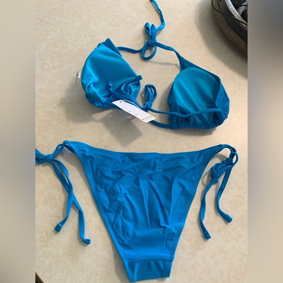 NEW SWIMWEAR BIKINI BLUE SIZE:XL - Picture 3 of 5
